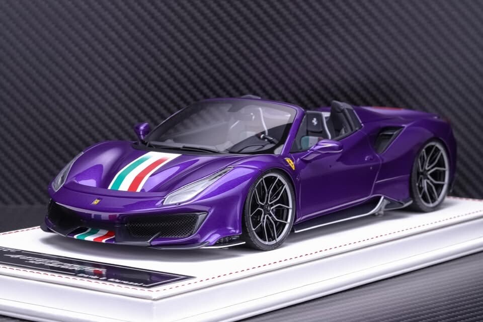 Ferrari 488 Pista Spider NOVITEC (Purple/i.stripe) [Davis