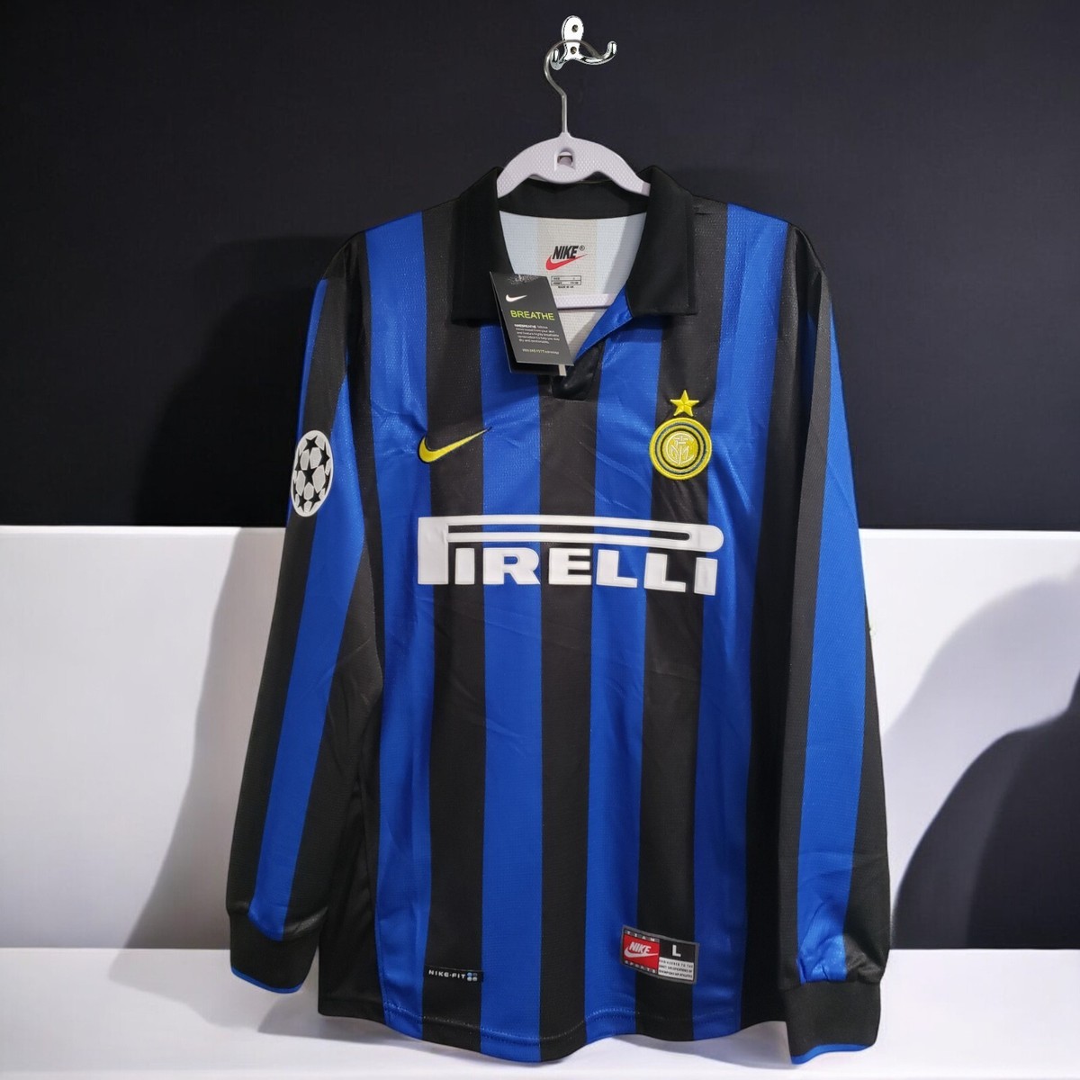 FC INTER DE MILAN 98/99 HOME - JERSEY RETRO - SOCCER - SMALL (USA