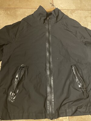 BURBERRY SPORT MEN'S JACKET BLACK RED LARGE | eBay