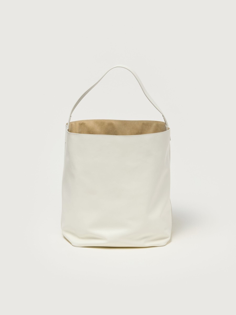 ASK availability First)AURALEE LEATHER BIG SHOULDER BAG MADE BY