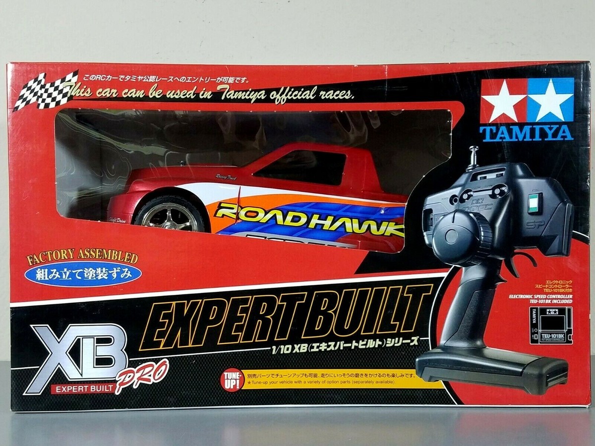 Vintage Rare XB PRO 1/10 R/C 4WD TAMIYA ROAD HAWK #57739 TT-01
