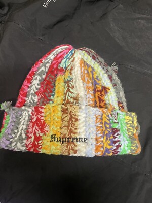 Supreme Hand Tied Beanie FW23 Multicolor Brand New Authentic | eBay