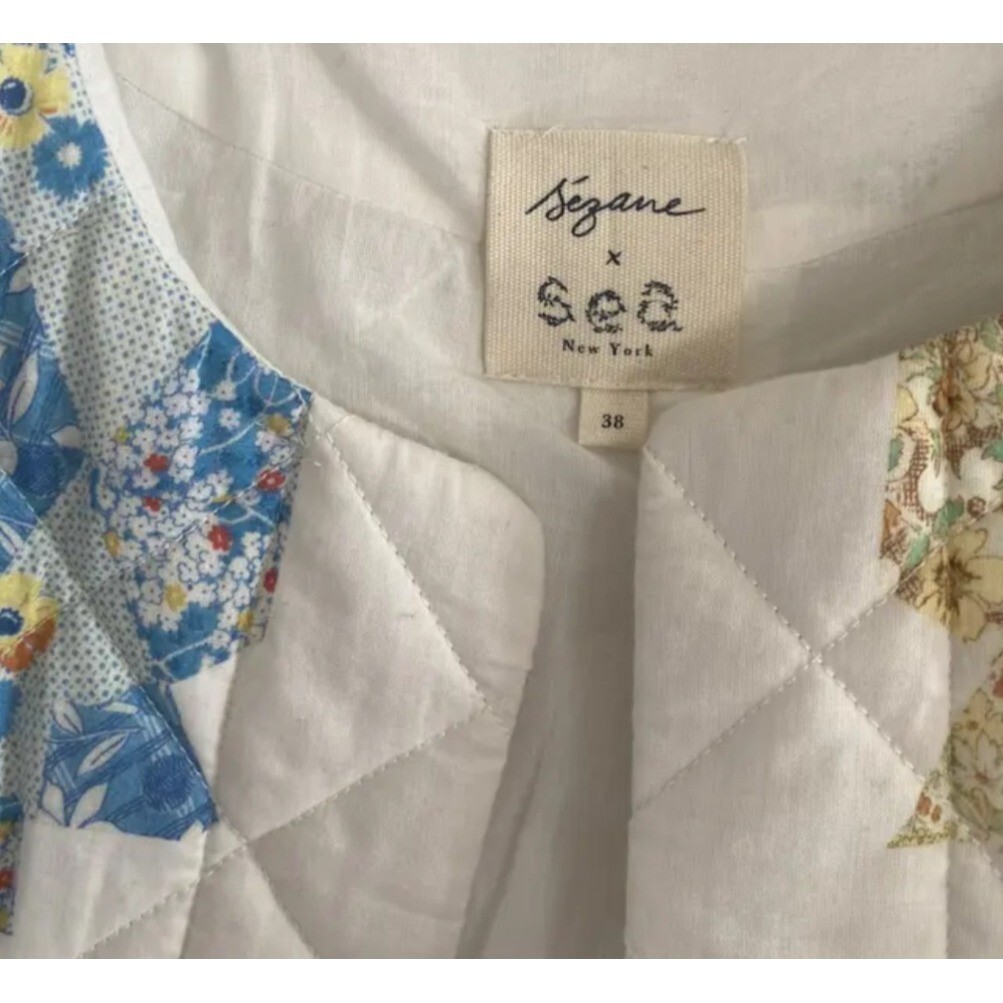 RARE SEZANE EMERSON JACKET - SÉZANE X SEA NY Quin Patchwork SZ38