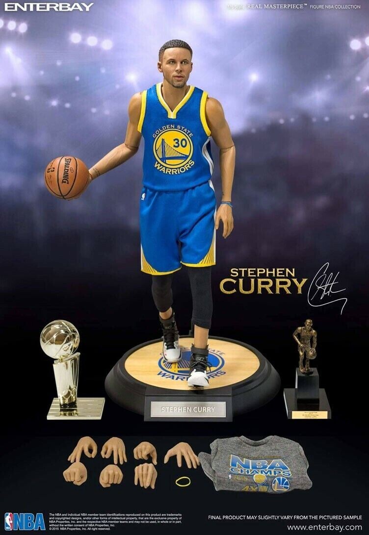ENTERBAY STEPHEN CURRY NBA COLLTION REAL MASTERPIECE FIGURE RM