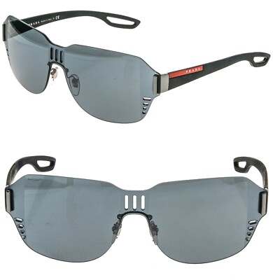 PRADA LINEA ROSSA Sport 05S Rubber Black Mask Mirror Unisex