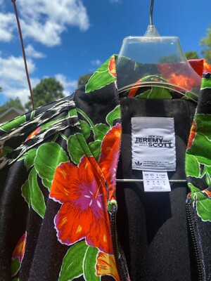US Size S ADIDAS ORIGINALS JEREMY SCOTT MULTICOLOR FLORAL BOMBER