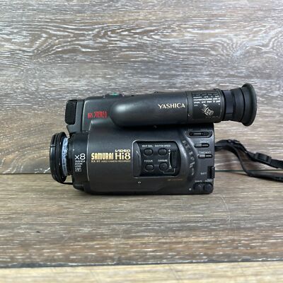 Kyocera Yashica Samurai Video 8 KX-H1U Black Handheld Compact