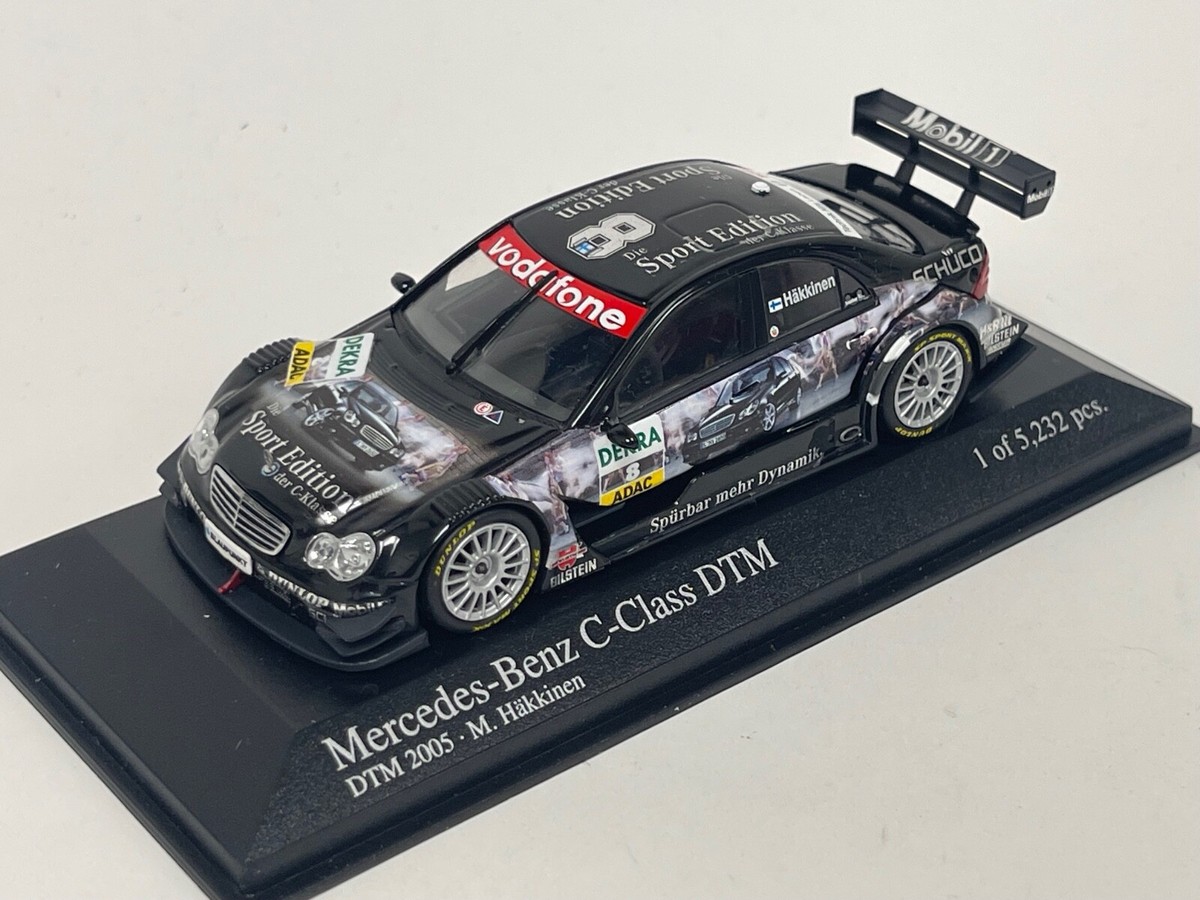 1/43 Minichamps Mercedes C DTM 2005 Team AMG M.Hakkinen car #8