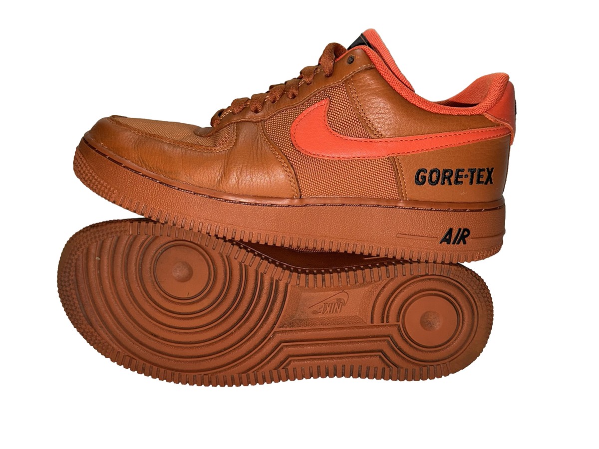 Men's Nike Air Force 1 Low x Gore-Tex Orange Size 8 CK2630-800