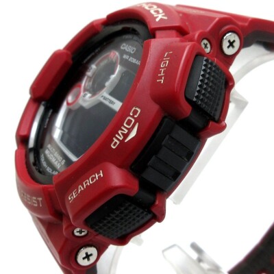 CASIO】Casio G-Shock Madman Men in Rescue Red Men's Radio Solar GW
