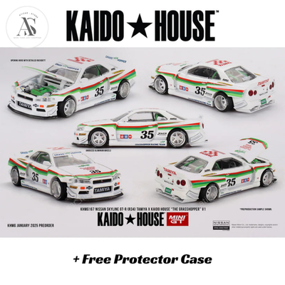 Kaido House x TAMIYA 1:64 Nissan Skyline GT-R (R34) “The