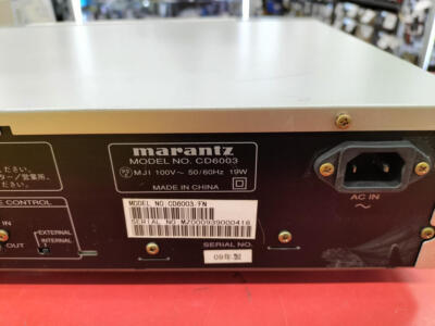 Used) Marantz CD6003 High-Quality CD Player manufactured in 2009