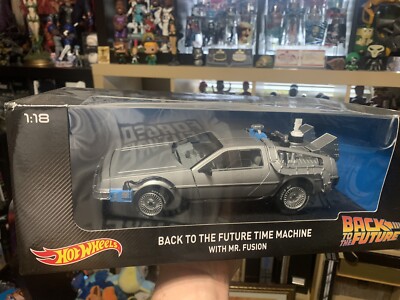 HOT WHEELS 1:18 DELOREAN TIME MACHINE MODEL CMC98 | eBay