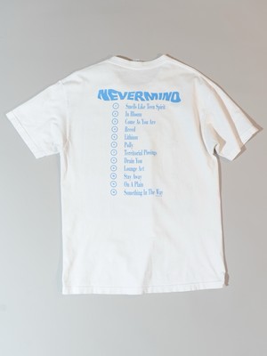 VINTAGE 1991 NIRVANA KURT COBAIN NEVERMIND TOUR T-SHIRT LARGE | eBay