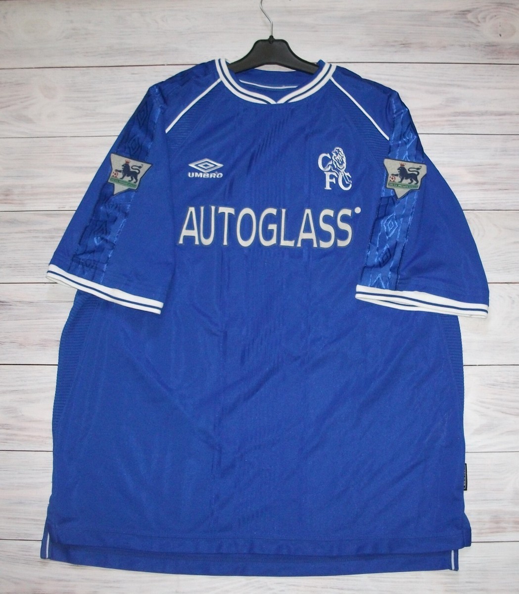 Chelsea 1999 - 2000 Home football shirt jersey Umbro vintage Size
