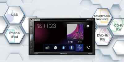 Pioneer Carrozzeria FH-6500DVD Car Audio Main Unit 2DIN CD DVD USB