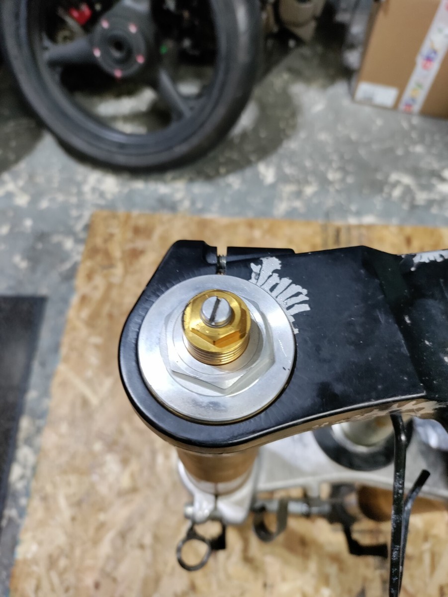 2003 2004 KAWASAKI ZX6R 636 OEM FRONT FORK FRONT END W/ TRIPLE