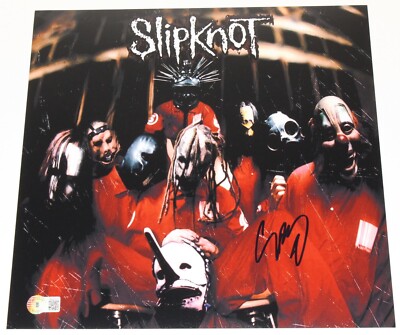 COREY TAYLOR SIGNED SLIPKNOT ST ALBUM COVER 12x12 PHOTO FLAT