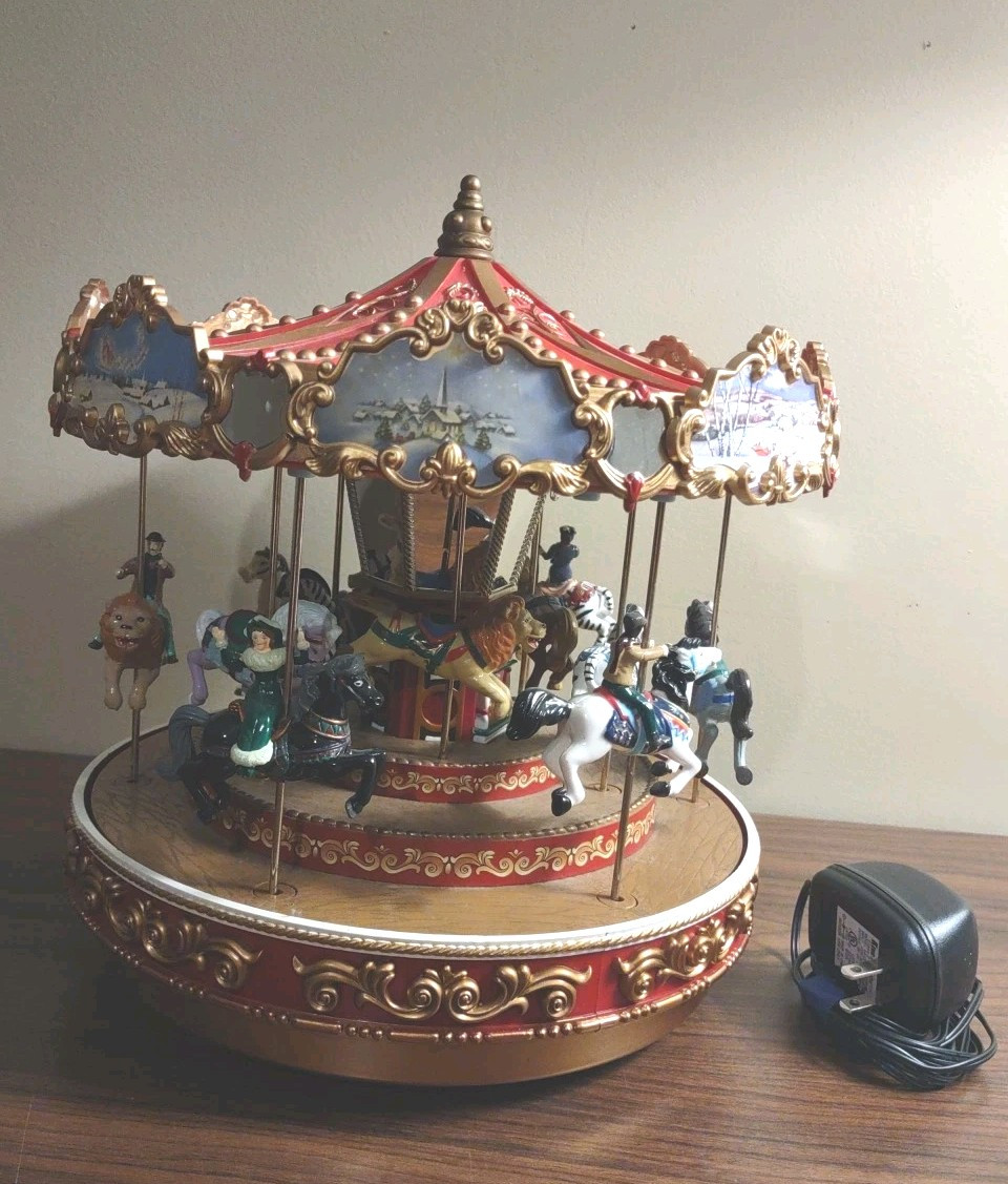 Mr Christmas Triple Decker Carousel Plays 50 Songs 2009 Tested
