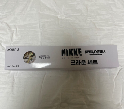 Nivel Arena Nikke Crown Naked King Playmat set Korea exclusive