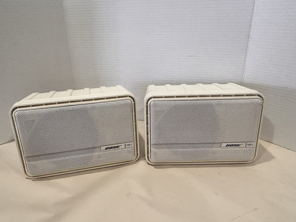 Bose 151 Environmental Speakers Pair White Indoor Outdoor