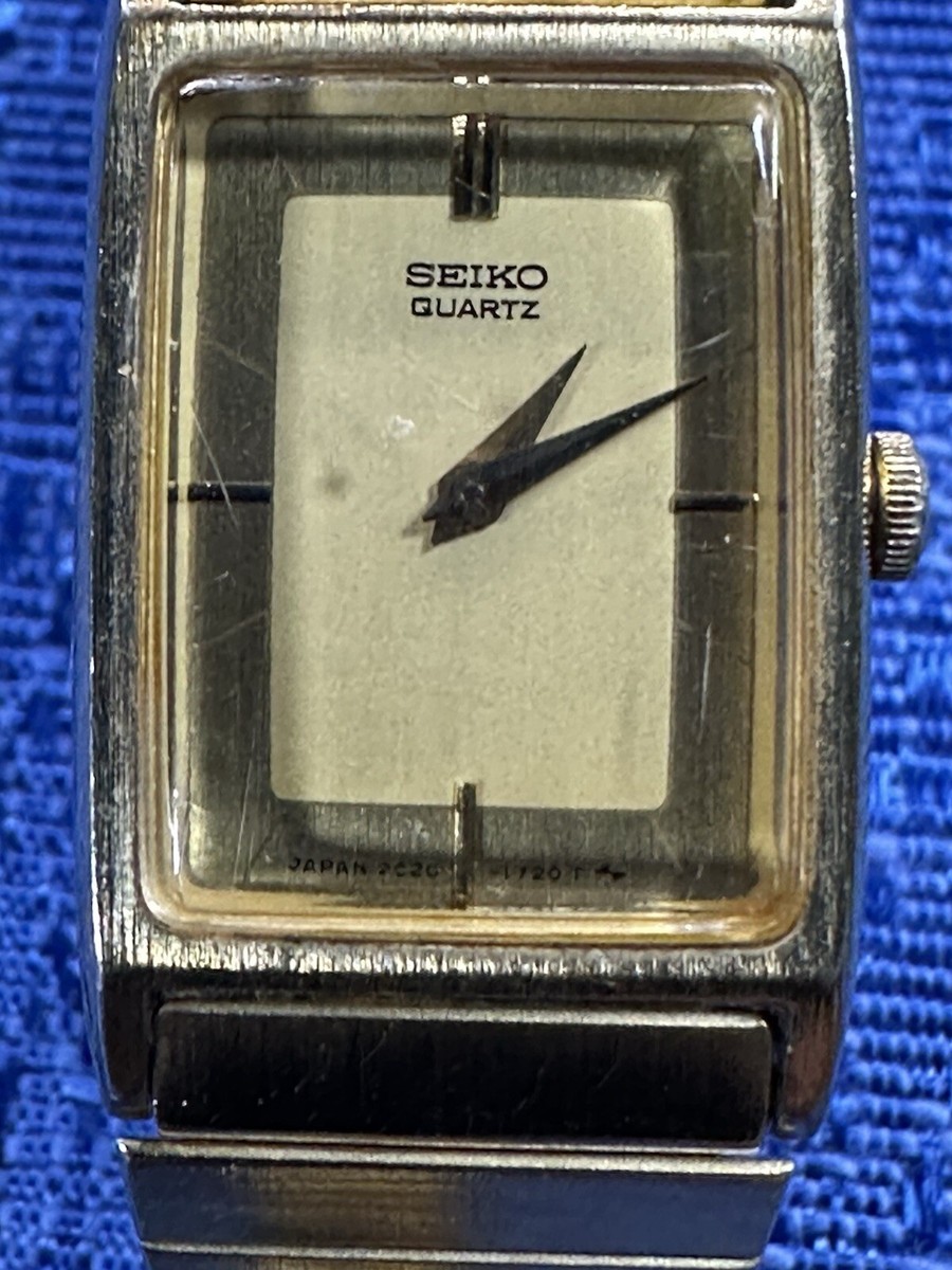 SEIKO セイコー 鼈甲 ヴィンテージ 2E20-5830 クォーツ 腕時計 SEIKO