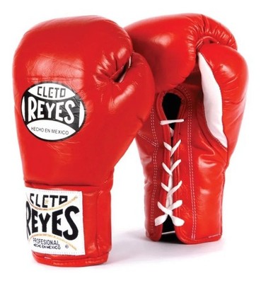 RARE Professional Red CLETO REYES Boxing Gloves Lace Up Sparring