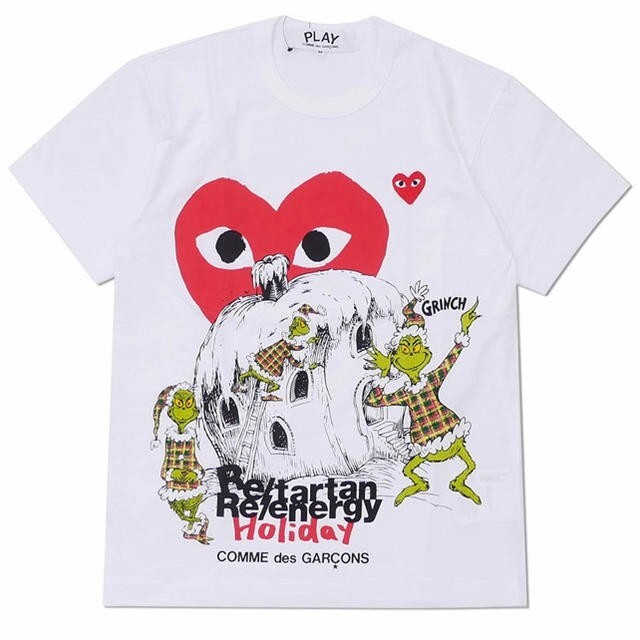 Authentic Comme des Garçons Play Grinch Dr. Seuss Shirt Medium | eBay