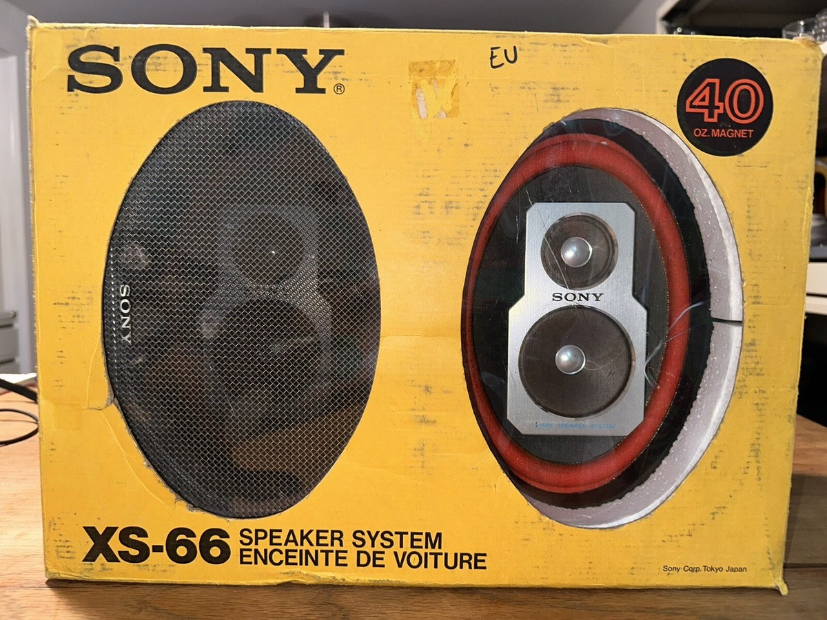 SONY speaker system XS-66 (RARE VINTAGE 80'S) | eBay