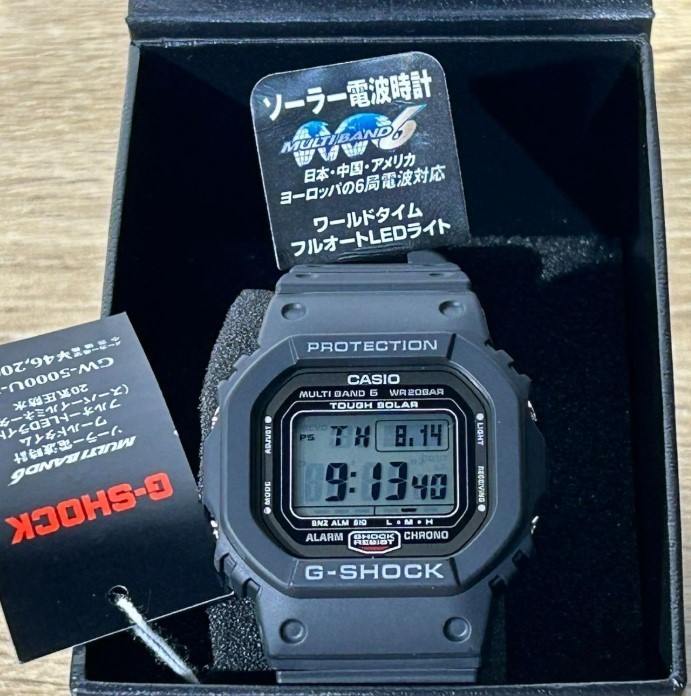CASIO GW-5000U-1JF [G-SHOCK 20 ATM Waterproof Solar ] from Japan