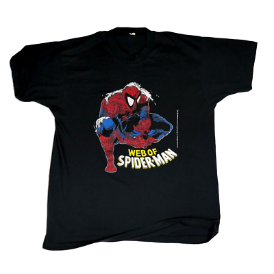 Vintage 1989 Marvel Web of Spider-Man Todd McFarlane 80s T-shirt