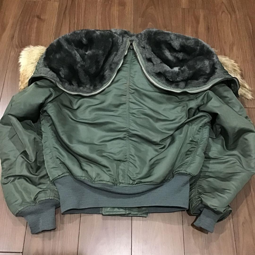 Vintage 60s Alpha N-2B Flight Jacket, L, 1963 Black Tag, CONMAR