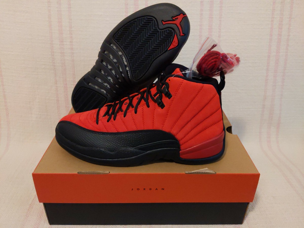 Nike Air Jordan 12 Retro Reverse Flu Game Red Black CT8013 602 Men
