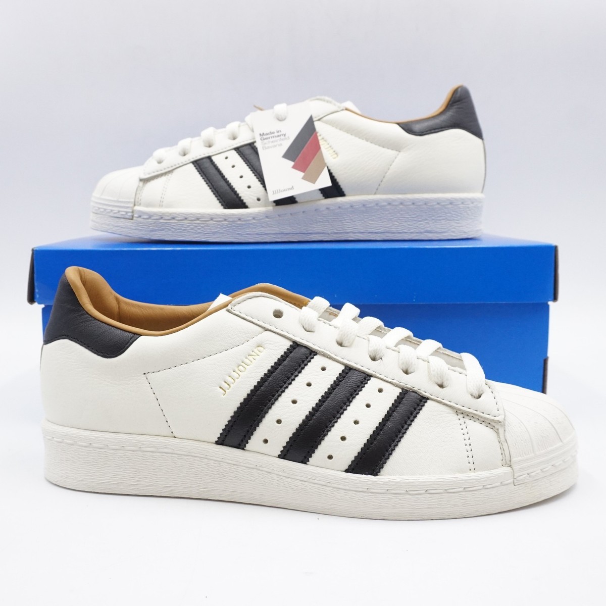 adidas Superstar 82 JJJJound Men's Sneakers in White/Black - US