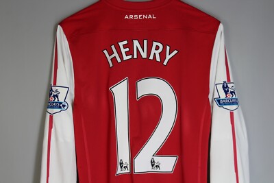 ARSENAL LONDON 2011/2012 HOME FOOTBALL SHIRT JERSEY NIKE #12 HENRY