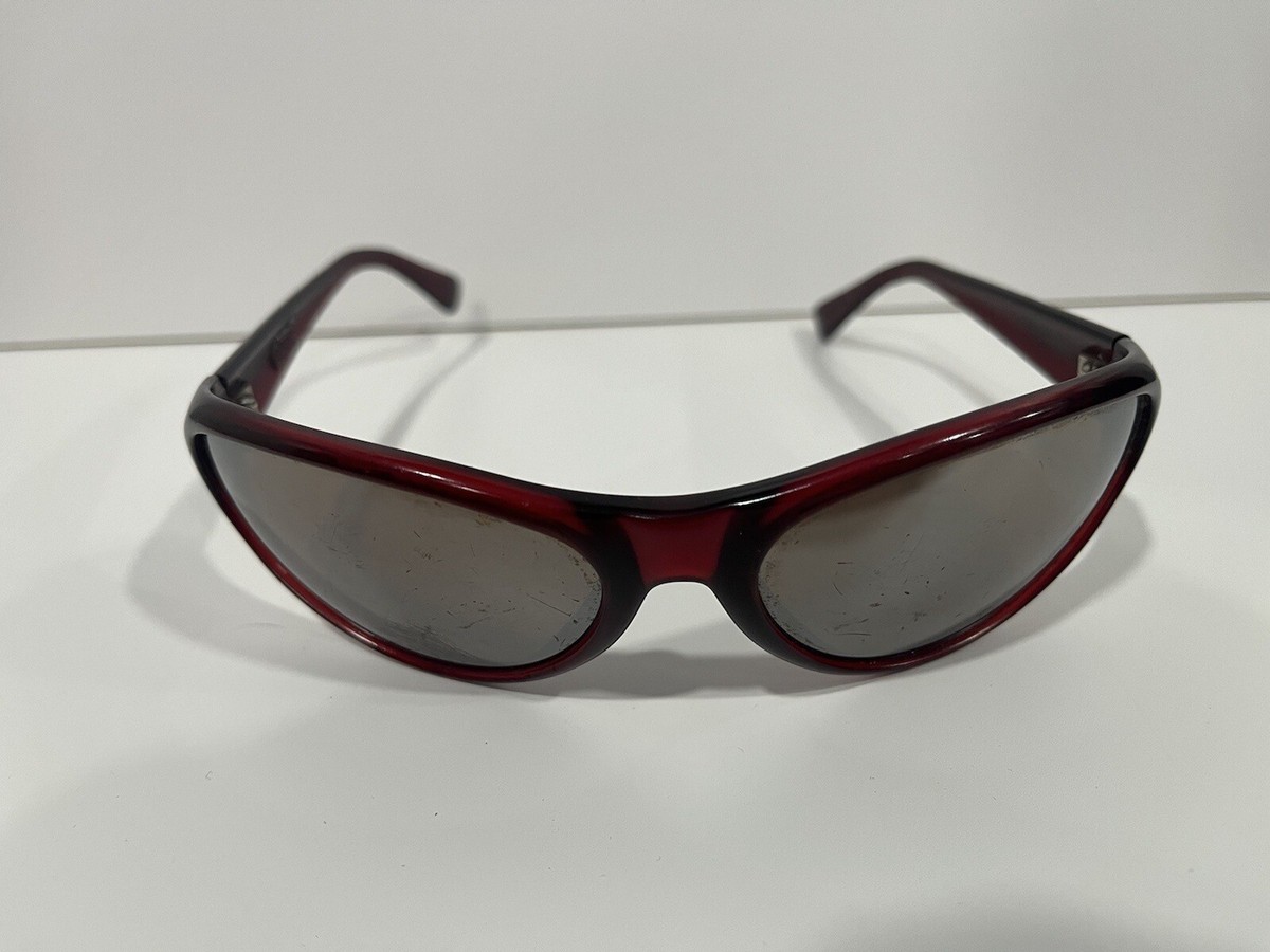 Arnette Deuce Original Sunglasses Burgundy Red Gray Lenses - RARE