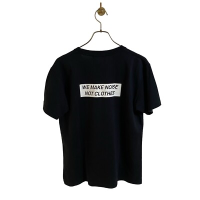 UNDERCOVER 2018SS T-Shirt SIZE:M Black WE MAKE NOISE NOT CLOTHES