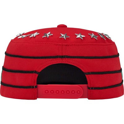 Supreme Stars Studded Pillbox Hat Red | eBay