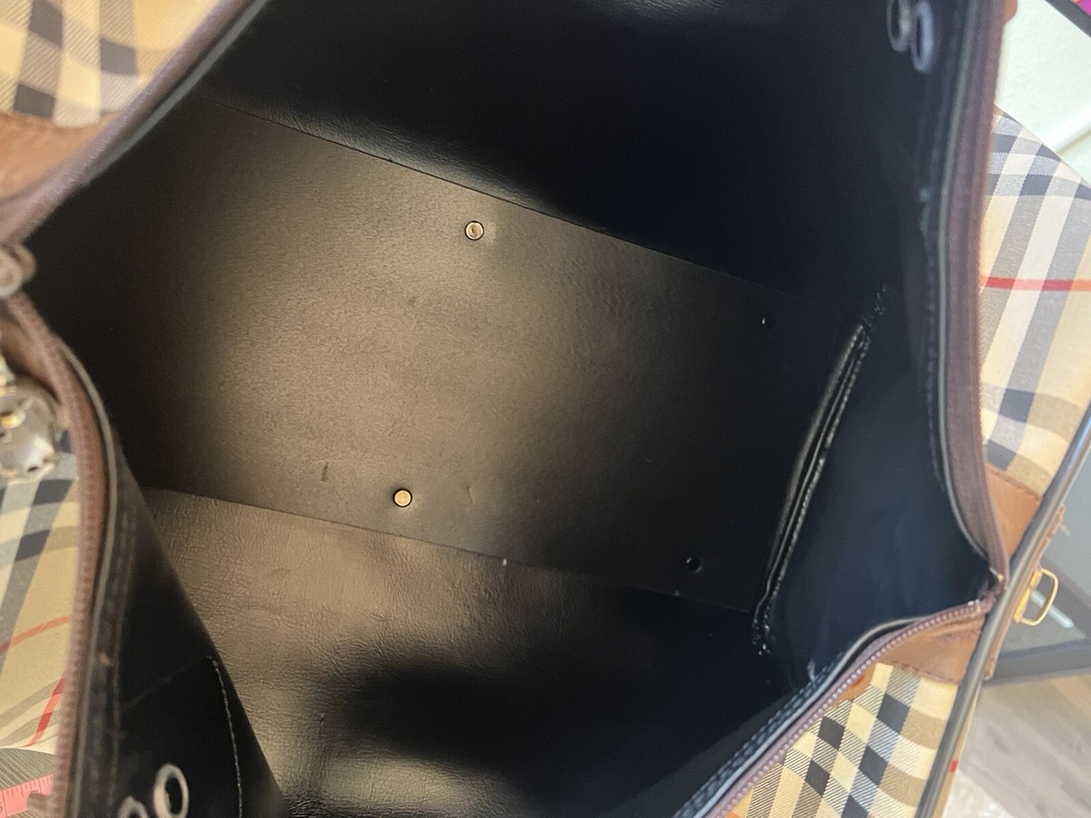 Vintage Burberry Boston Travel Bag | eBay