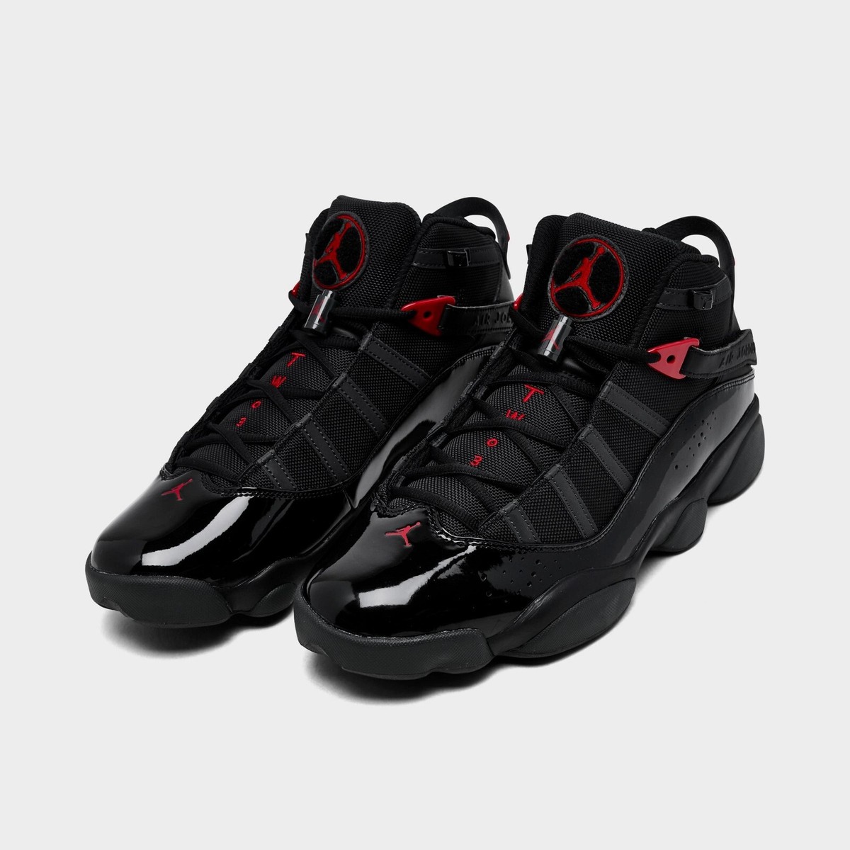 SIZE 13 - AIR JORDAN 6 RINGS 2 - ALL BLACK SOLES W/ RED -JUMPMAN