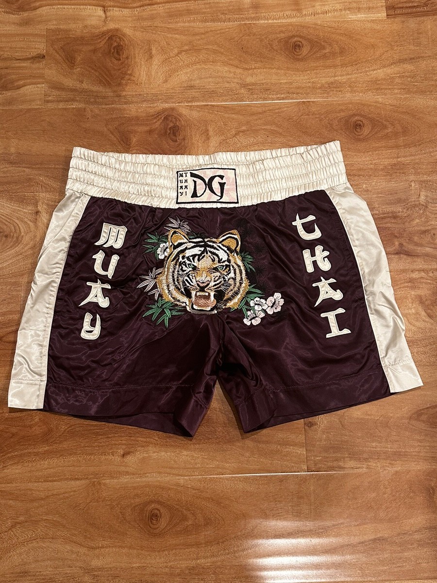 Dolce & Gabbana Men's Archive Muay Thai Embroidered Satin Boxing