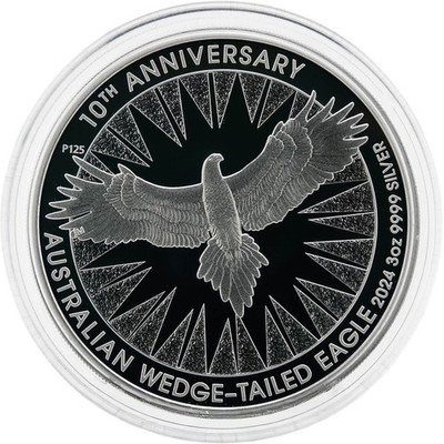2024 P125 $3 Australia 3 oz Proof Silver Wedge-Tailed Eagle 10th