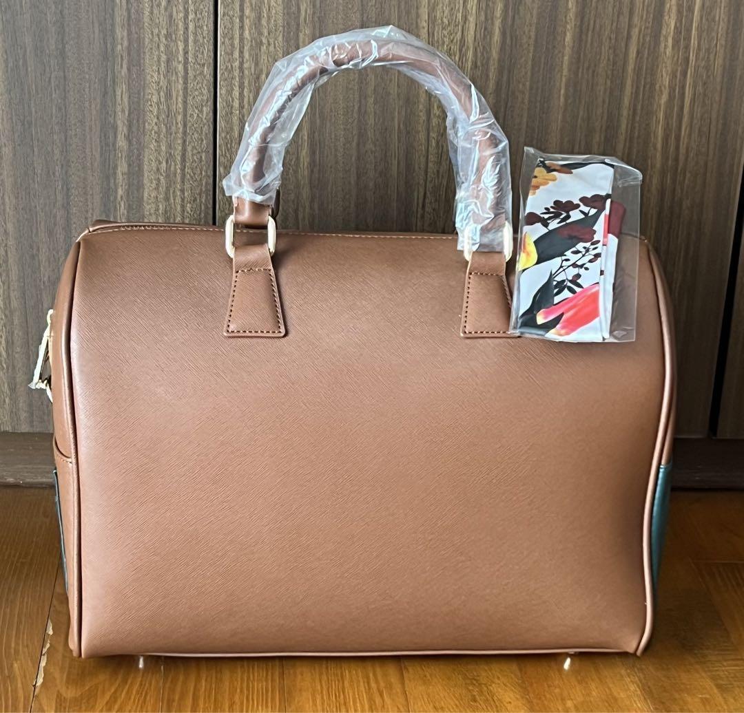 BTS Artist Made Collection V Taehyung Mute Boston Bag brown 13.7 x