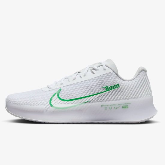 Nike Court Air Zoom Vapor 11 Tennis Shoes White Kelly Green DR6966
