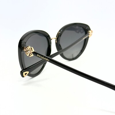 BVLGARI Giardini Italiani Crystal Flower BV8226B Black POLARIZED