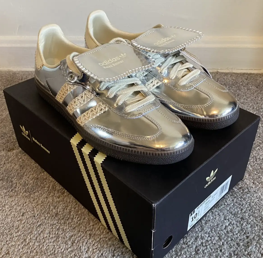 Adidas Samba Wales Bonner Silver | eBay