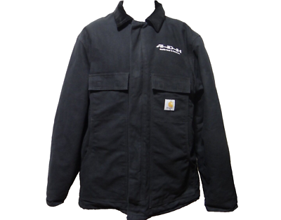Carhartt 14806 Men's XL Black Jacket lined quilted Cold Weather