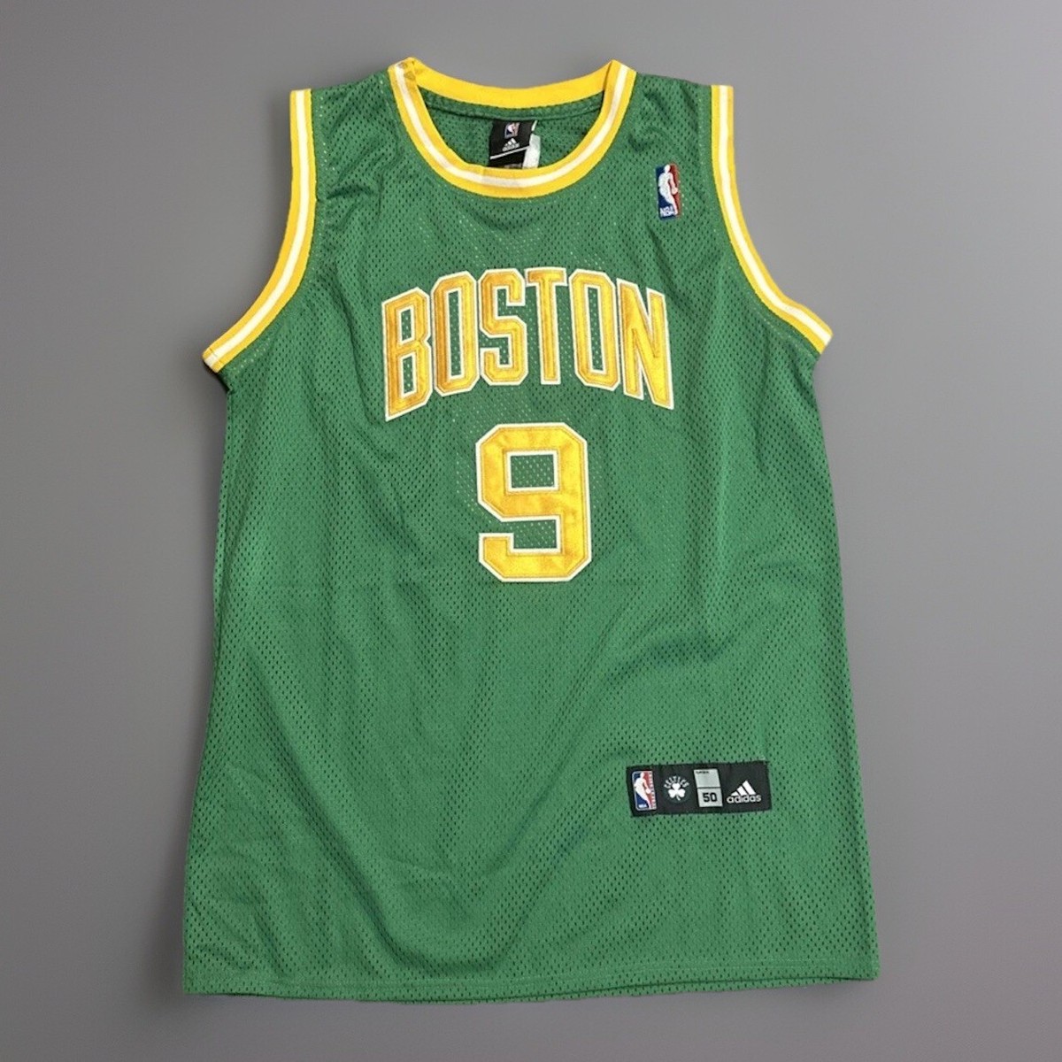 RARE NBA Adidas Boston Celtics Rajon Rondo Jersey St Patricks Day