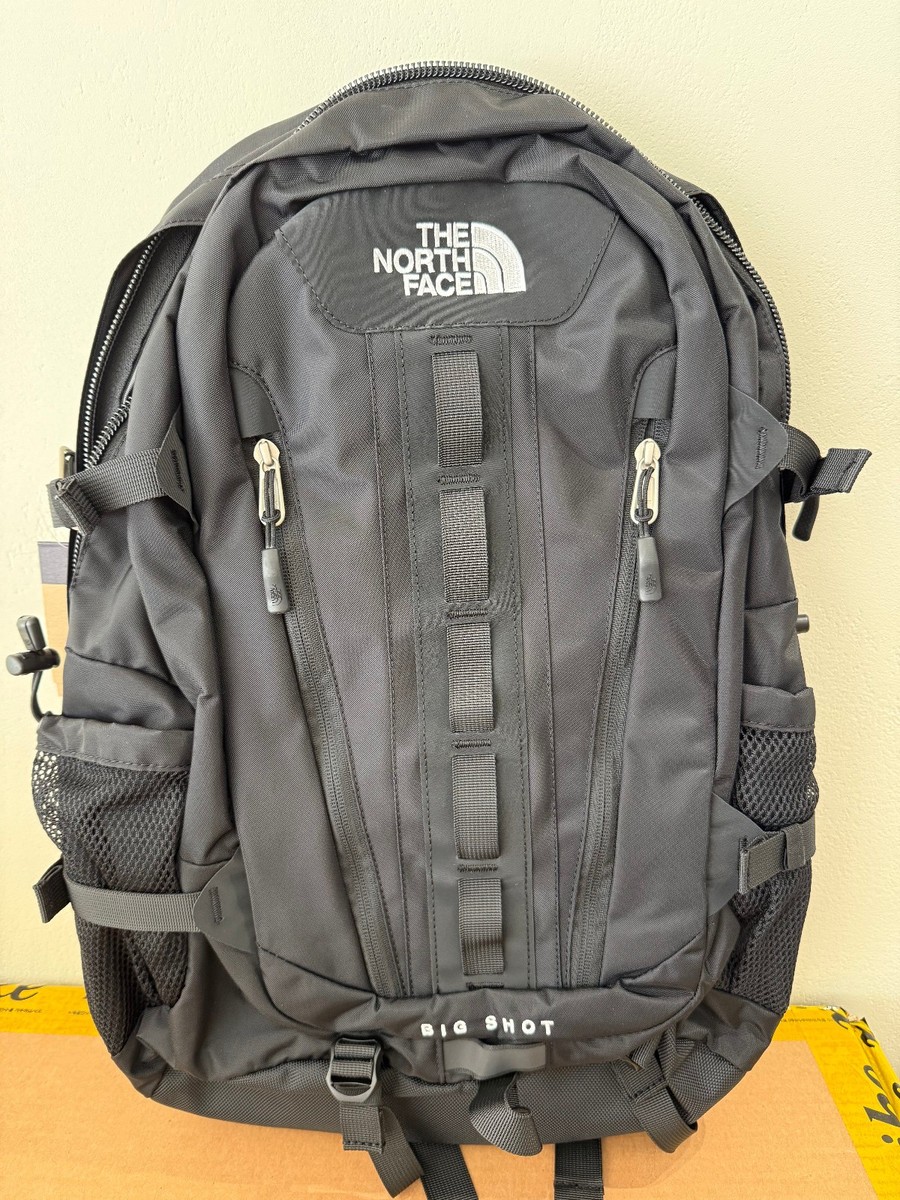 The North Face Big Shot Black Backpack 30L Brand New/NM2DQ50A | eBay