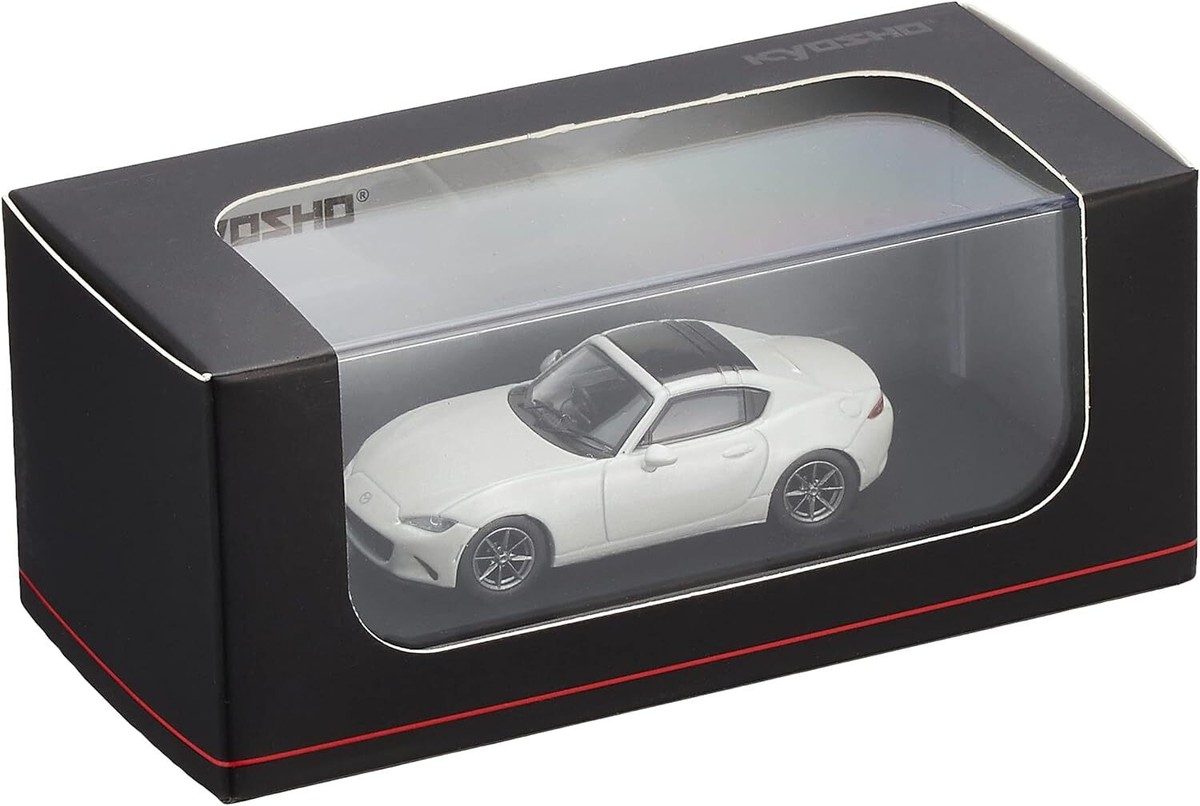 Kyosho 1/64 Mazda MX-5 Miata ND ROADSTER RF Silver Diecast